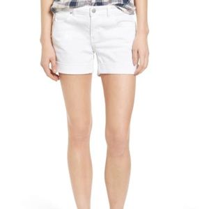 Caslon Boyfriend Shorts White Size 30P